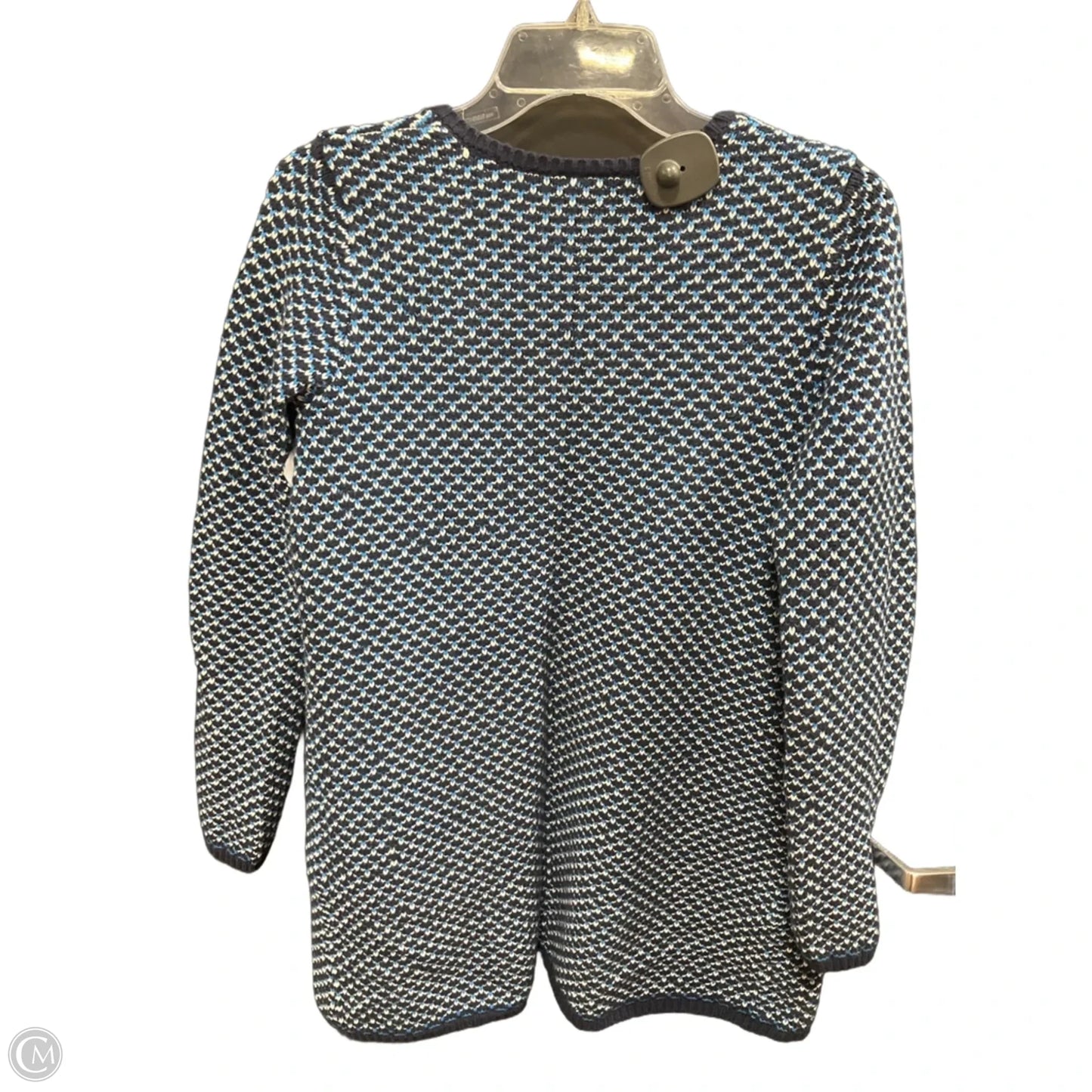 Sweater Cardigan By Ann Taylor In Blue, Size: S