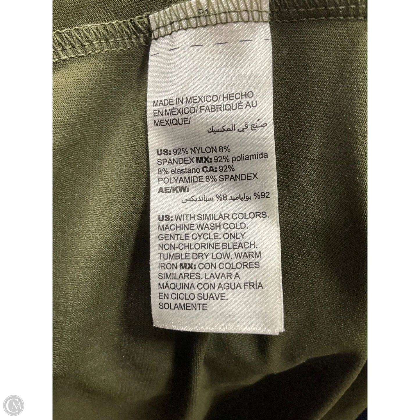 Top Sleeveless Basic By Chicos In Green, Size: 1x