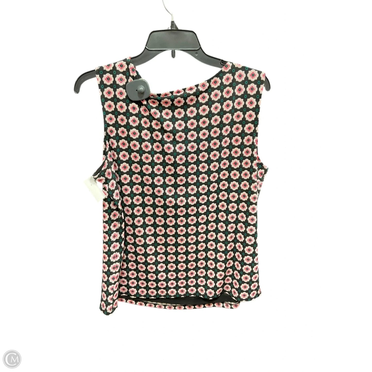 Top Sleeveless By Nine West In Floral Print, Size: L