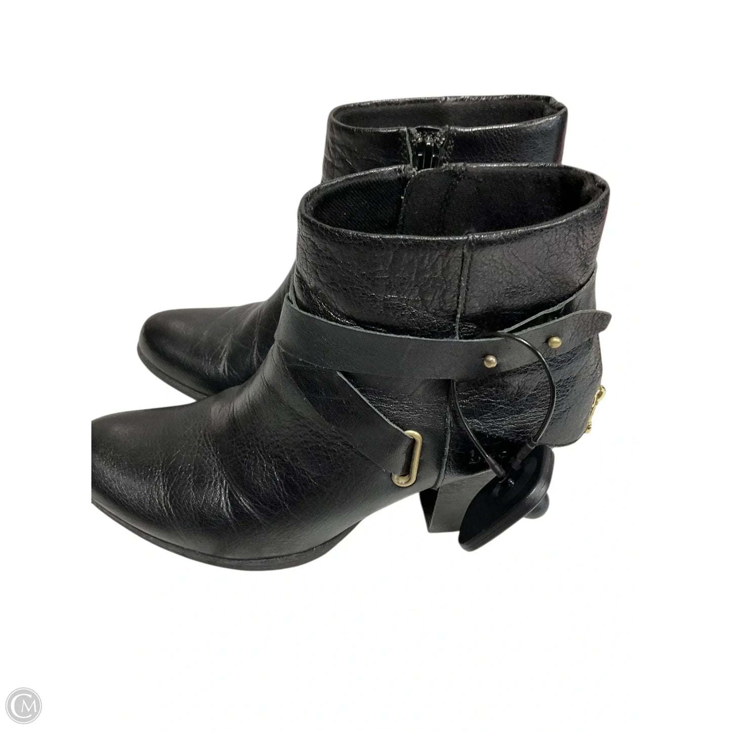 Boots Ankle Heels By Boc In Blue Denim, Size: 6.5