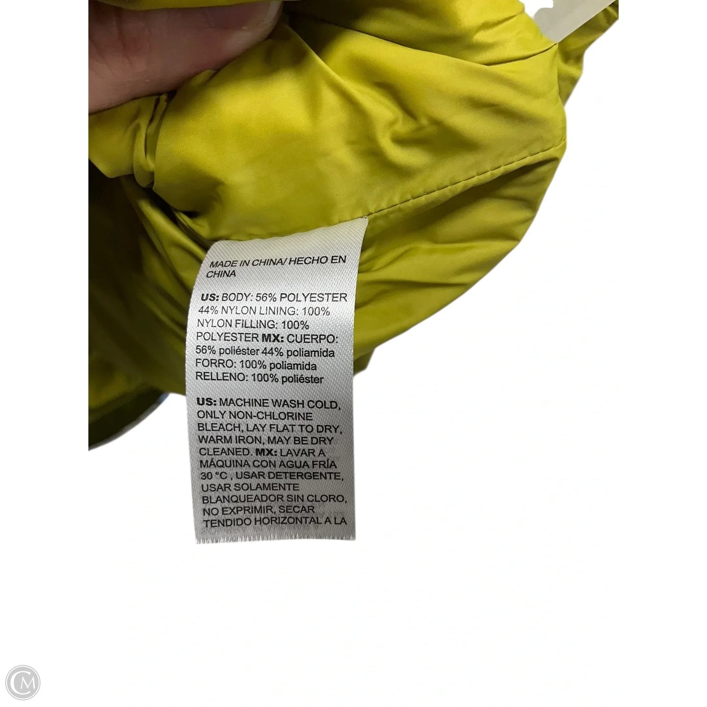 Vest Puffer & Quilted By Chicos In Green, Size: 18