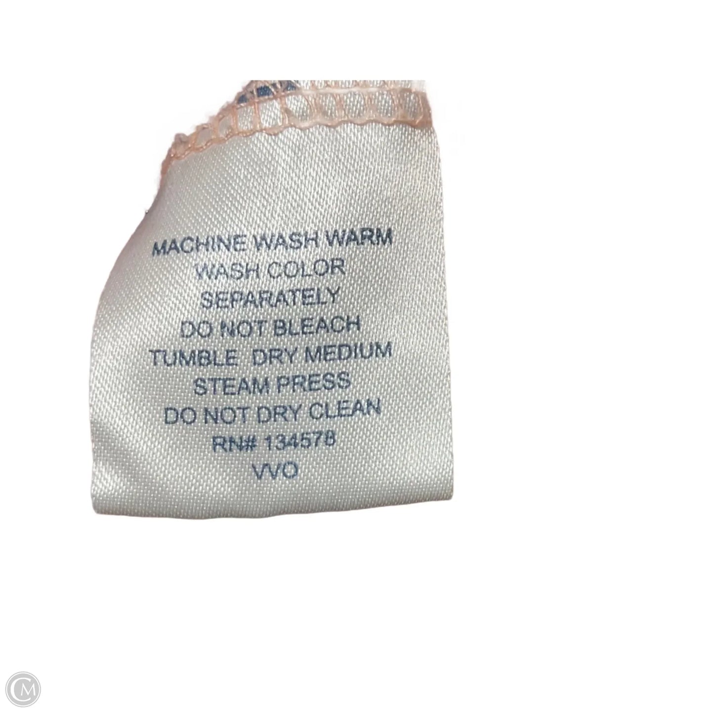 Top Long Sleeve Basic By Vineyard Vines In Orange, Size: Xs