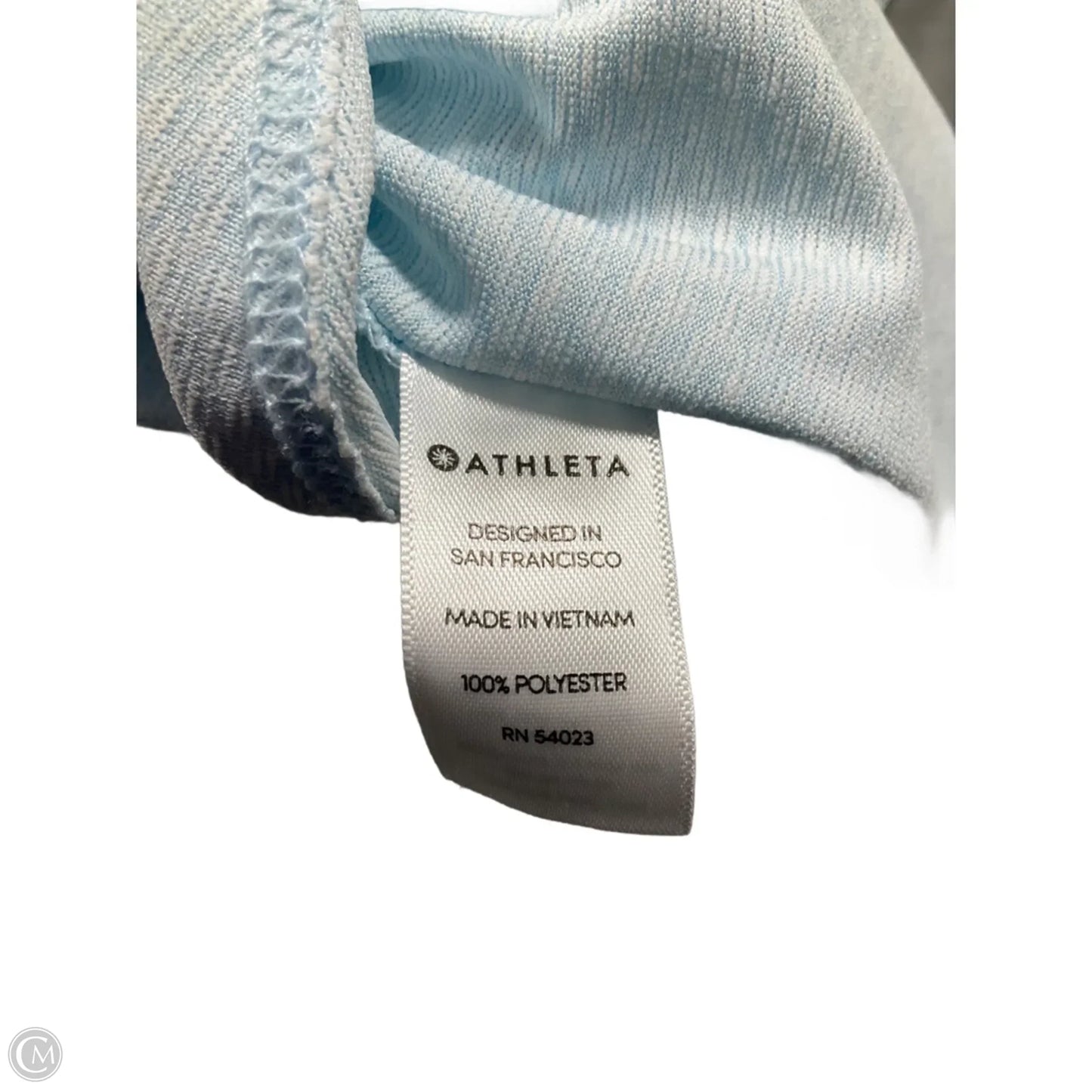 Athletic Top Long Sleeve Crewneck By Athleta In Blue, Size: Xxs