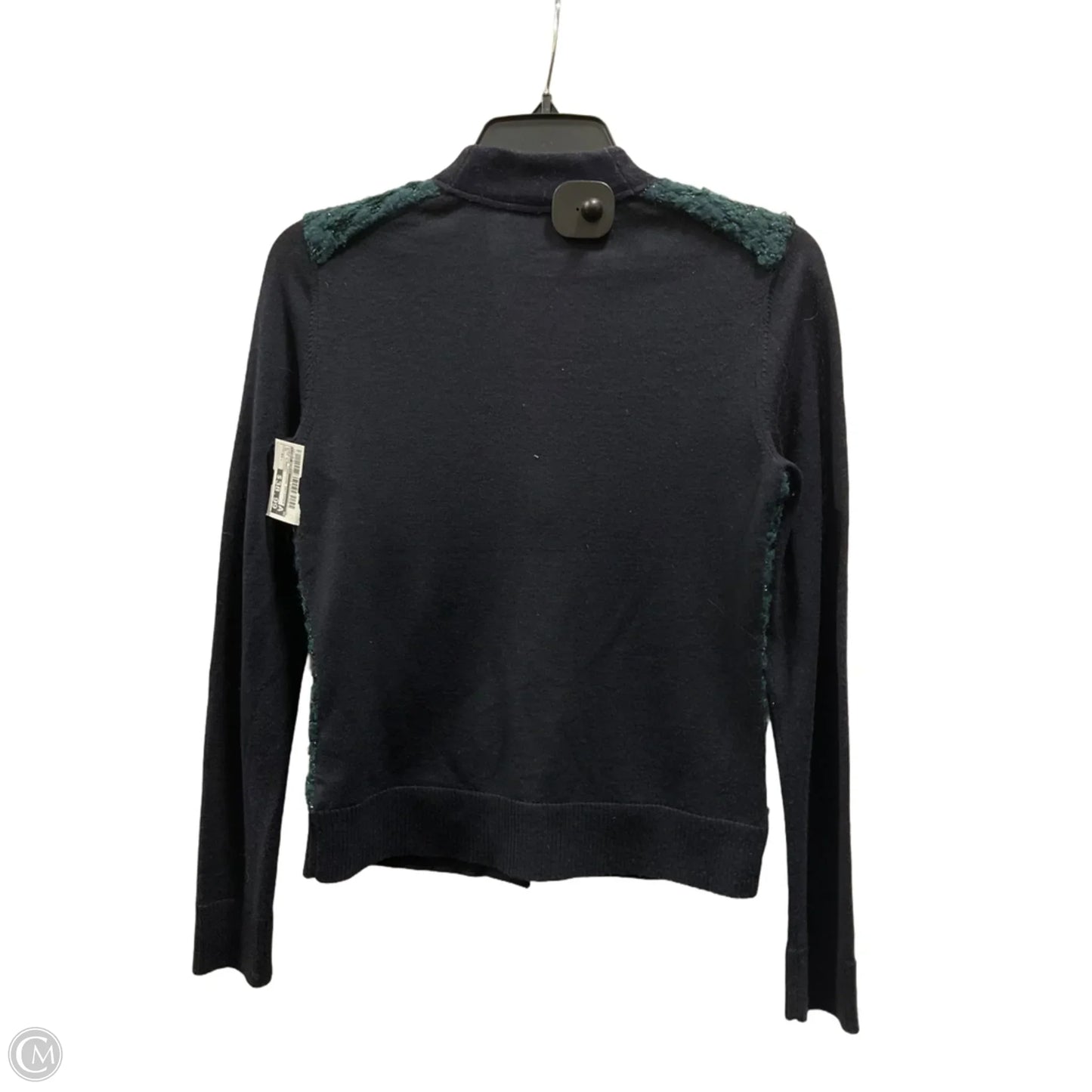 Sweater Cardigan Designer By Tory Burch In Blue & Green, Size: Xs