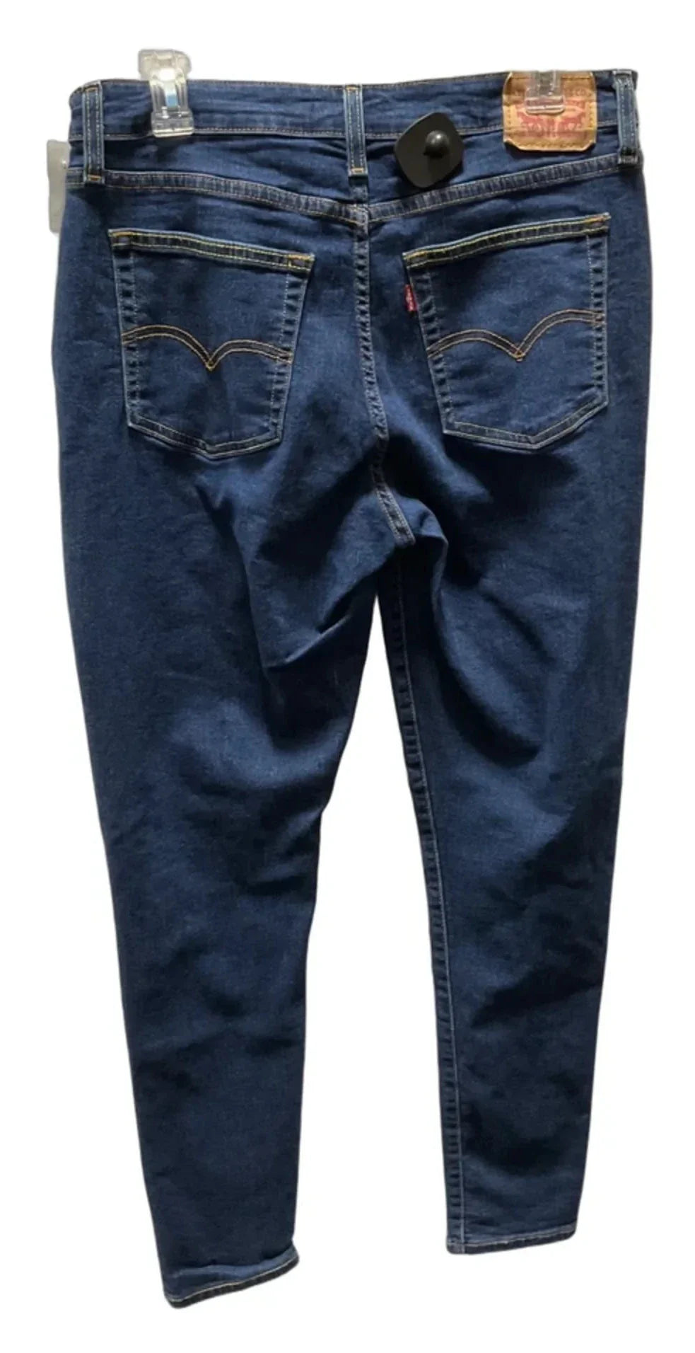 Jeans Skinny By Levis In Blue Denim, Size: 10