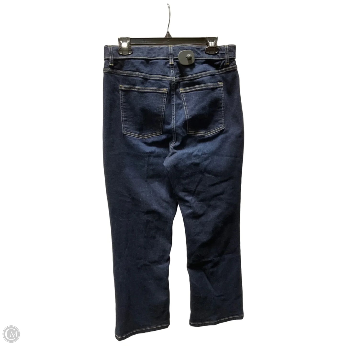Jeans Straight By Spanx In Blue Denim, Size: 14