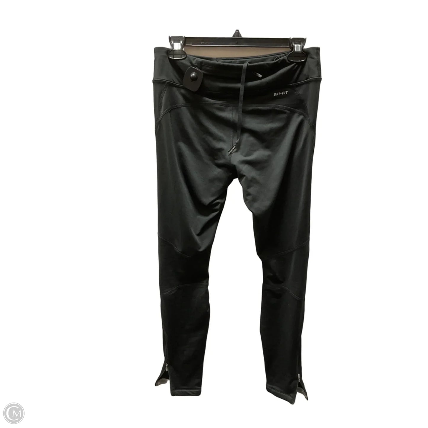 Athletic Leggings By Nike Apparel In Black, Size: M