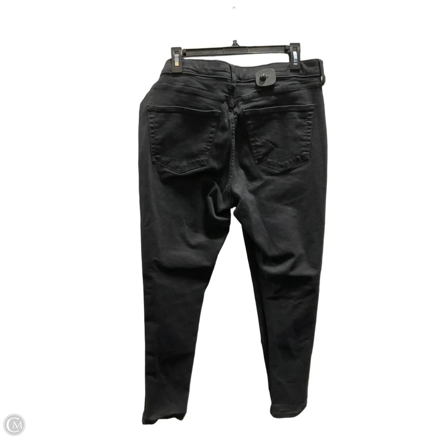Jeans Straight By Top Shop In Black, Size: L