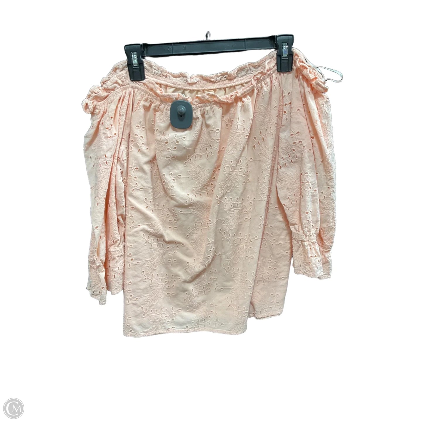 Top Short Sleeve By Ophelia Roe In Orange, Size: 1x
