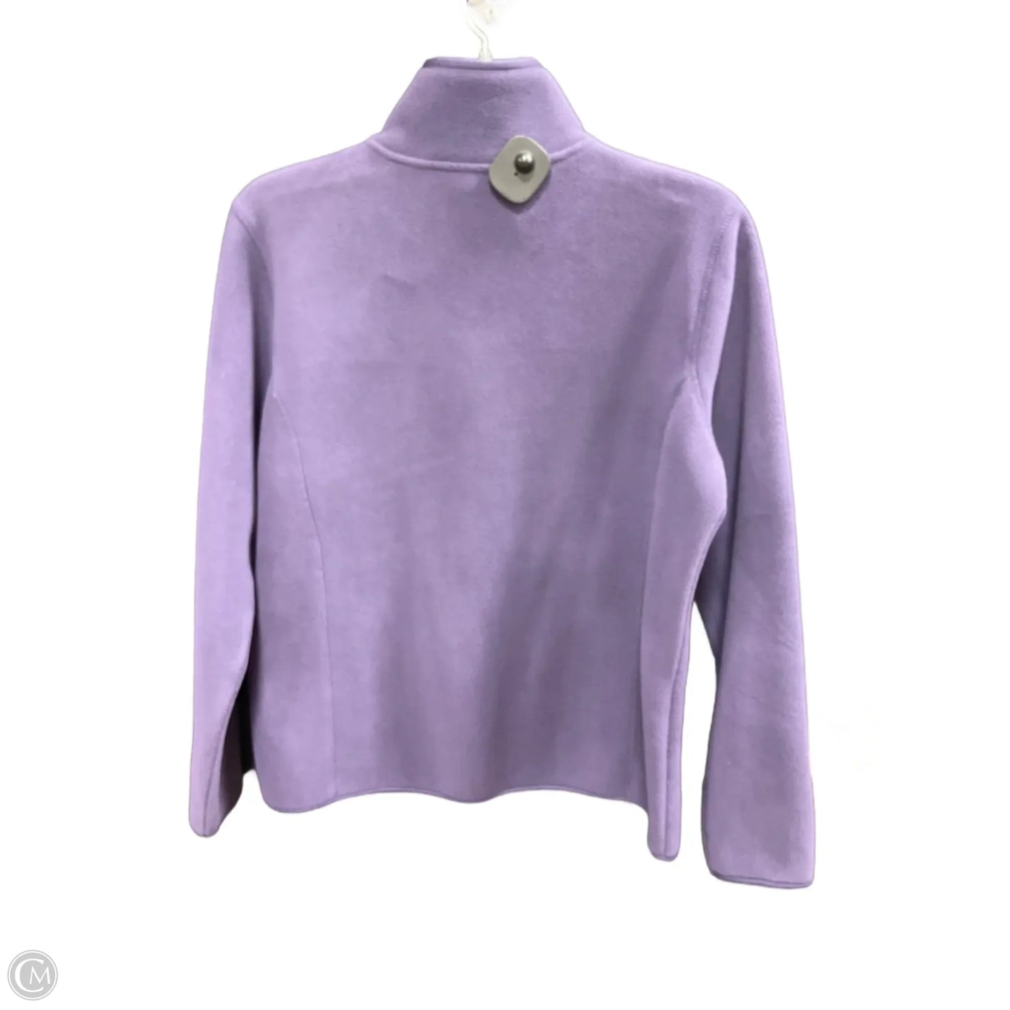 Jacket Fleece By Clothes Mentor In Purple, Size: M