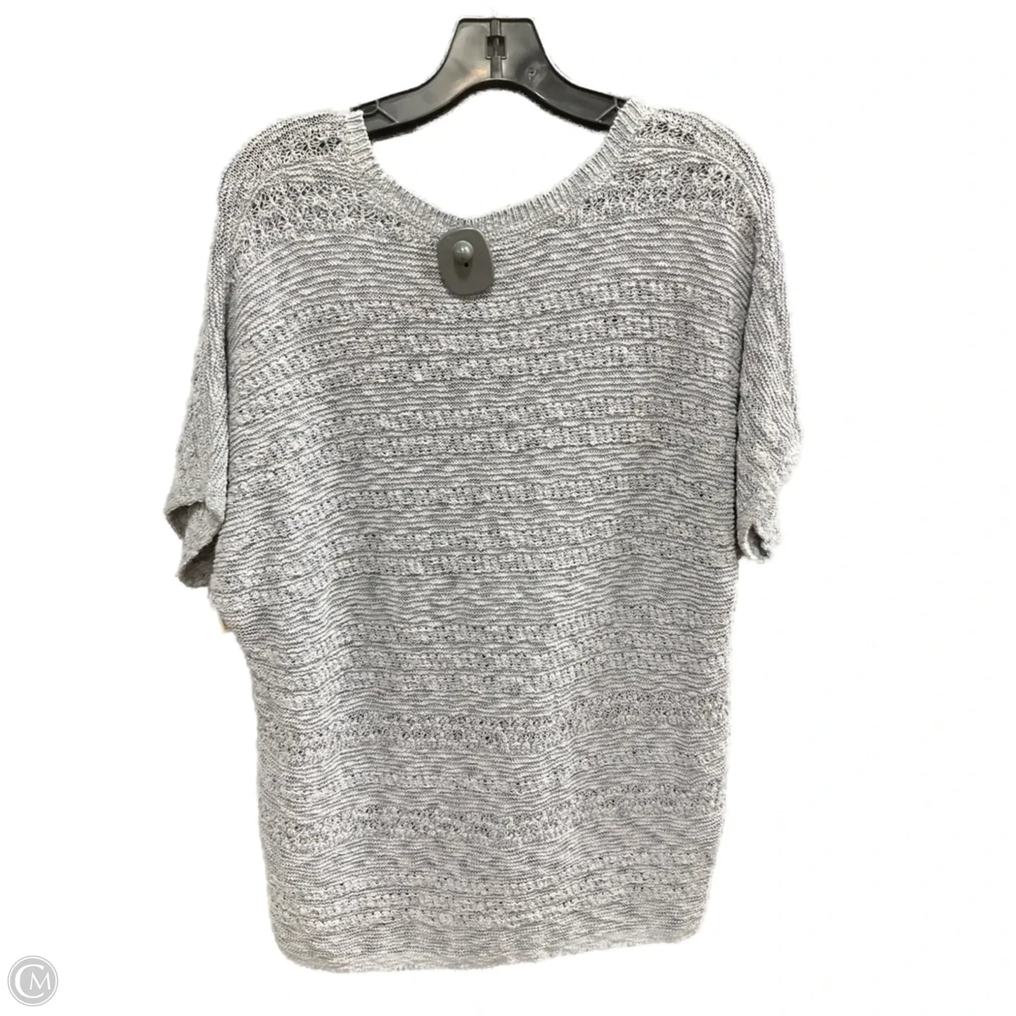 Sweater Short Sleeve By J. Jill In Grey, Size: L