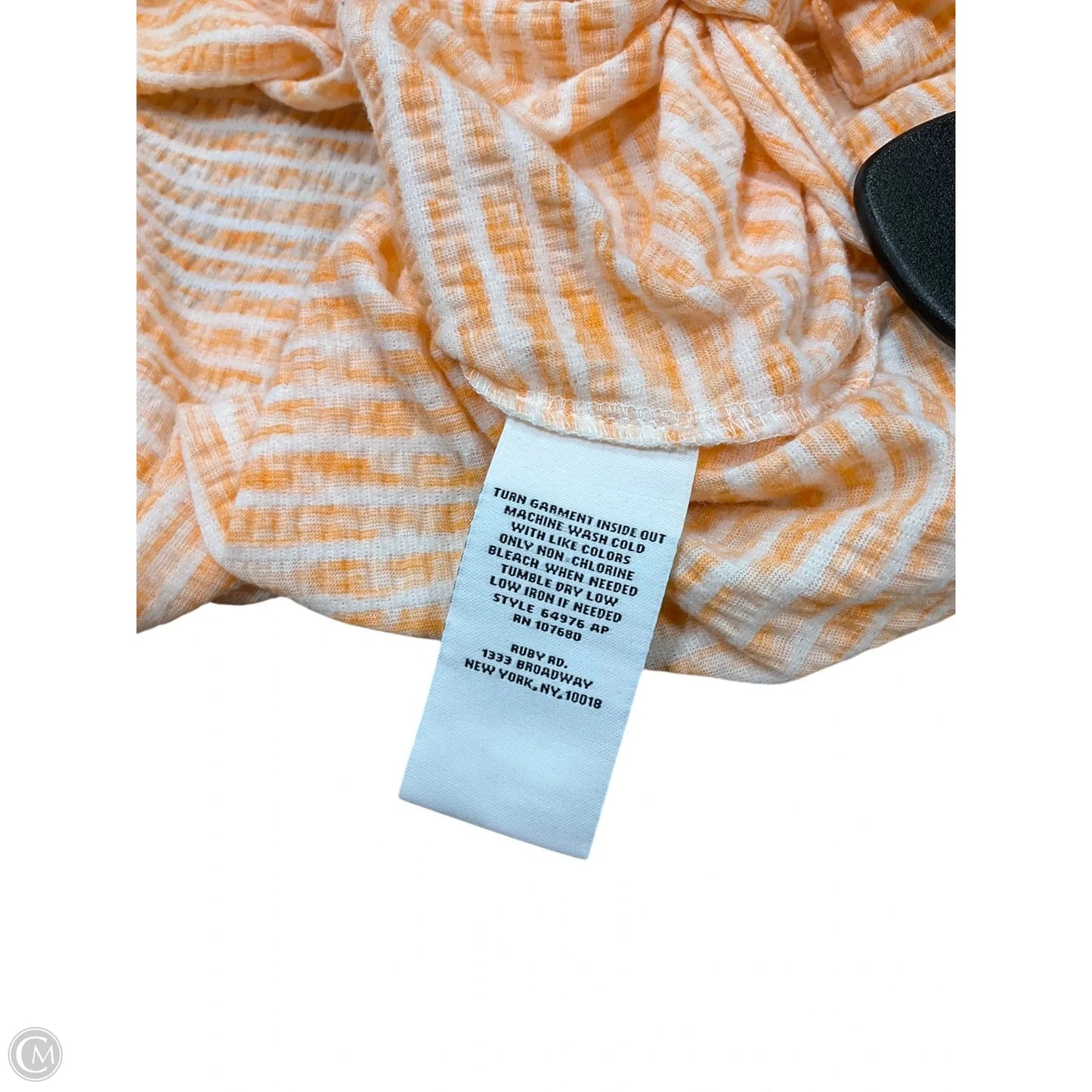 Top Long Sleeve By Ruby Rd In Orange, Size: Xl