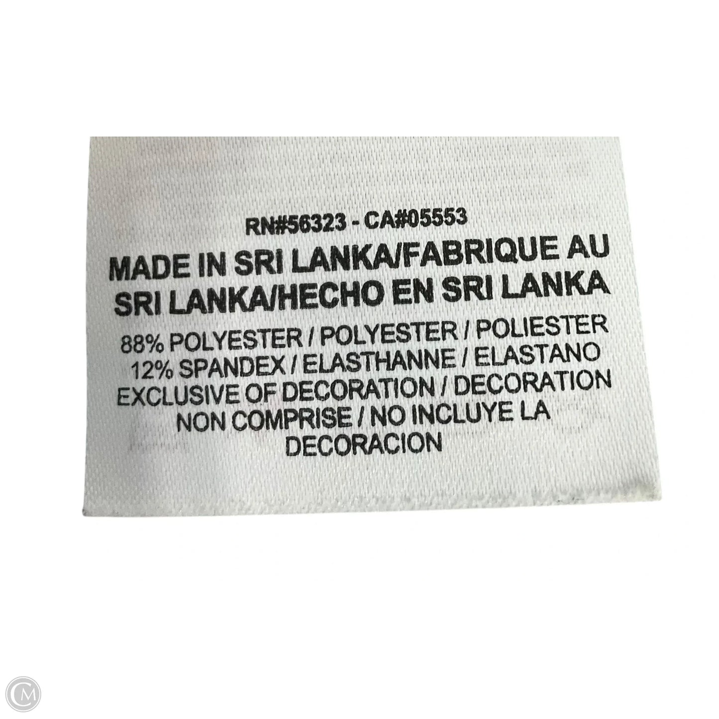 Athletic Top Long Sleeve Collar By Nike In Blue, Size: M