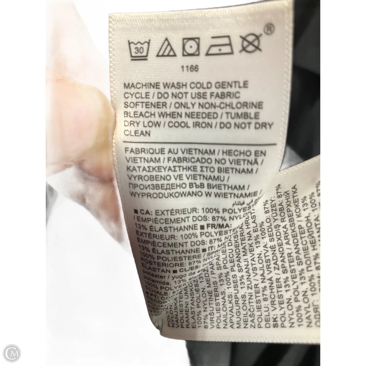 Jacket Windbreaker By Athleta In Black, Size: 1x