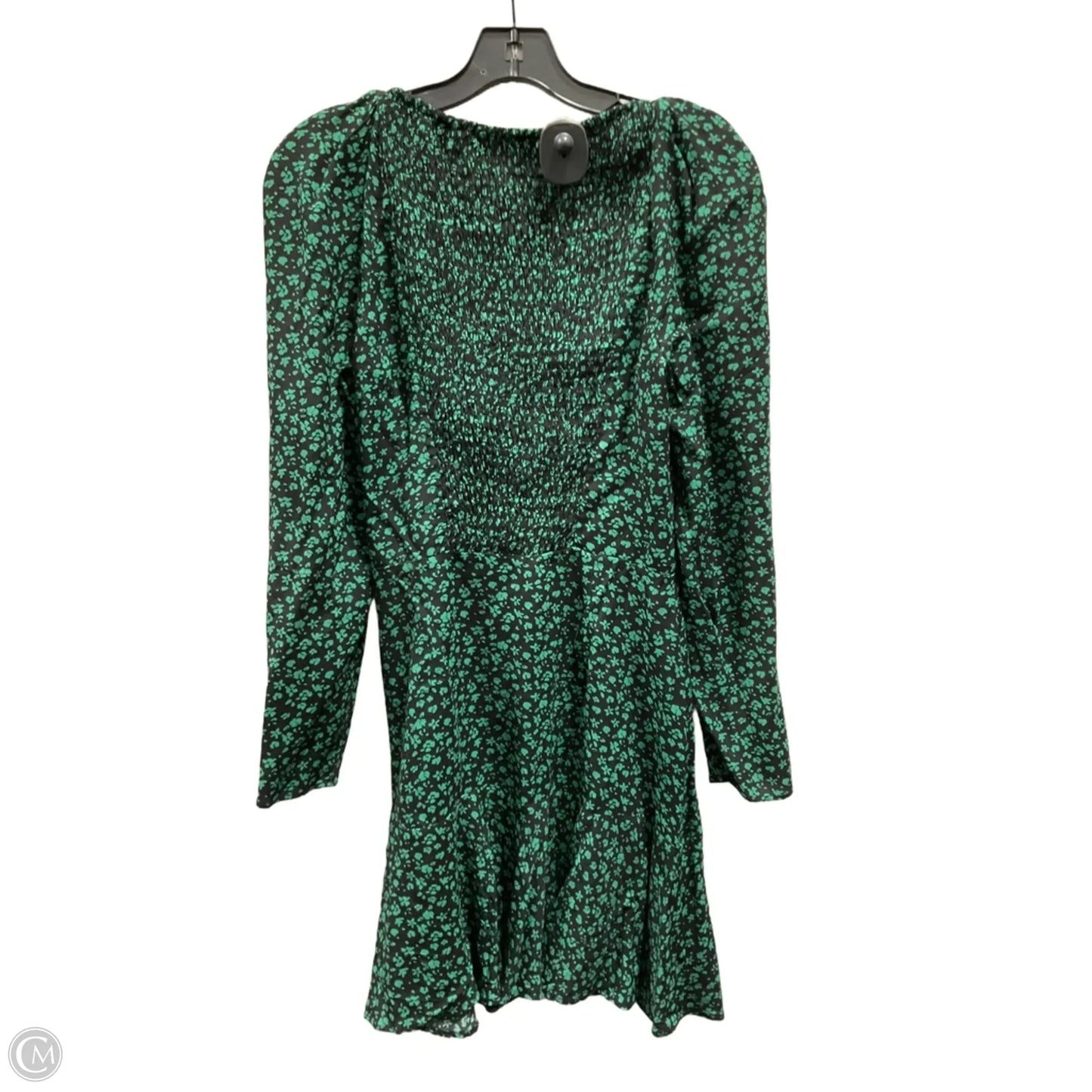 Dress Casual Short By Zara In Green, Size: M