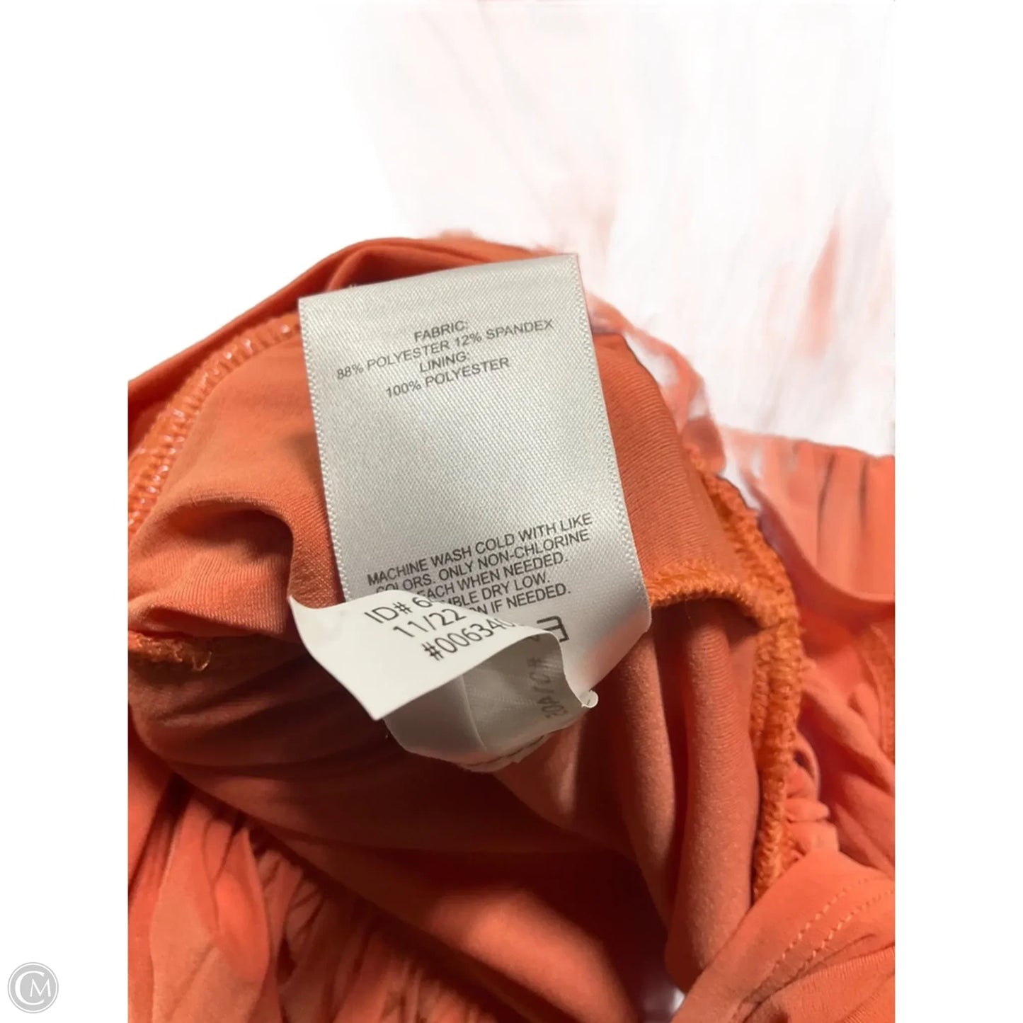 Top Short Sleeve By Express In Orange, Size: M