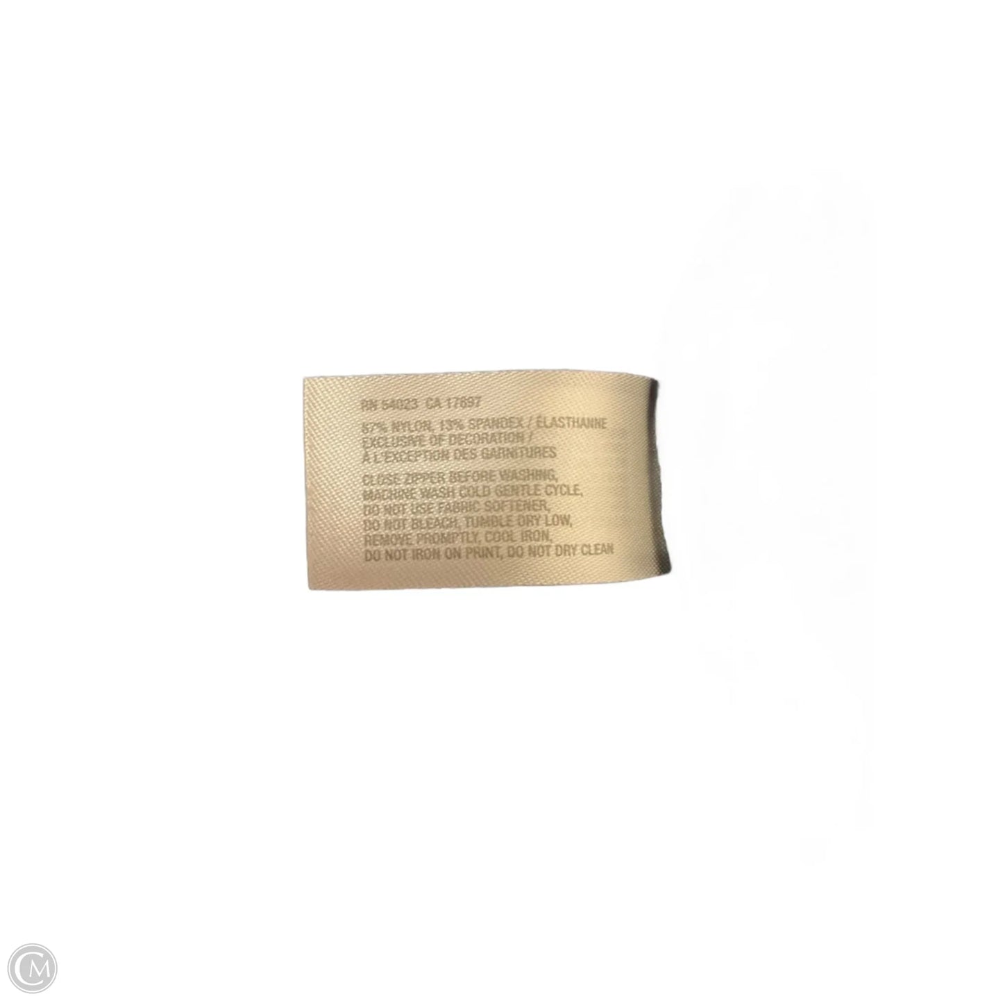 Athletic Jacket By Gapfit In Grey, Size: S