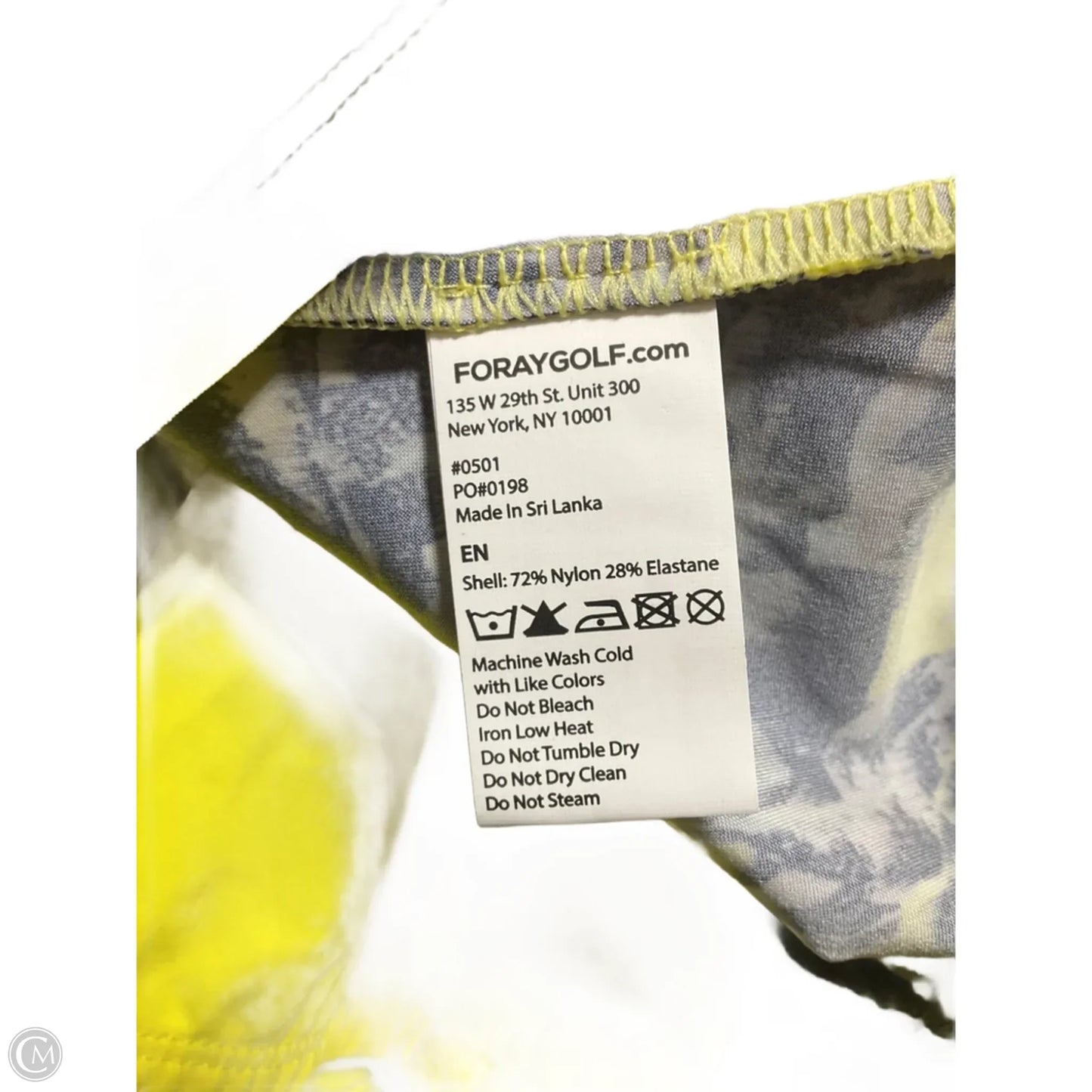 Athletic Skirt By Cmb In Yellow, Size: M