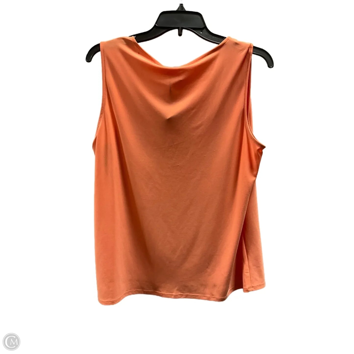 Top Sleeveless By Nine West In Orange, Size: L