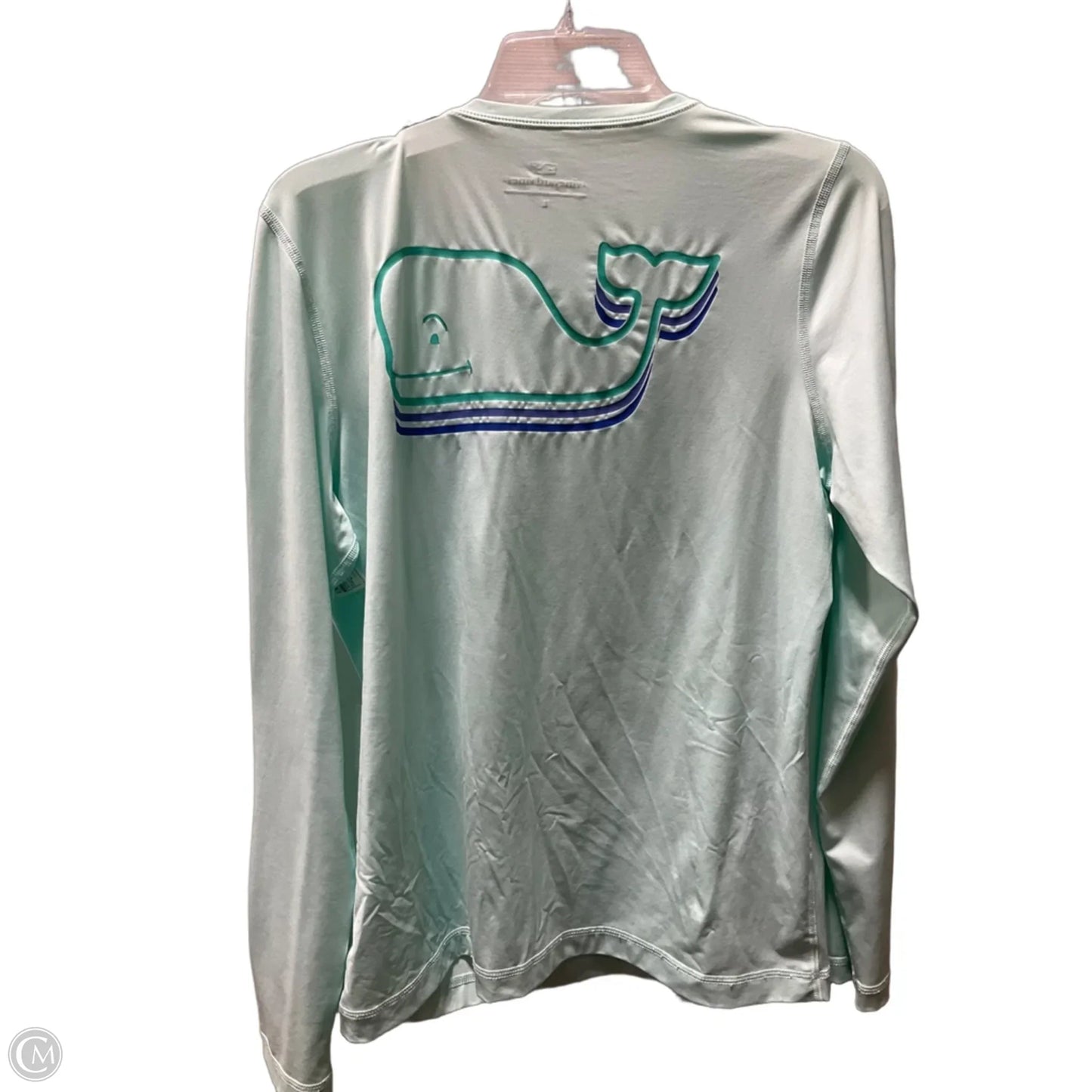 Athletic Top Long Sleeve Crewneck By Vineyard Vines In Blue, Size: L