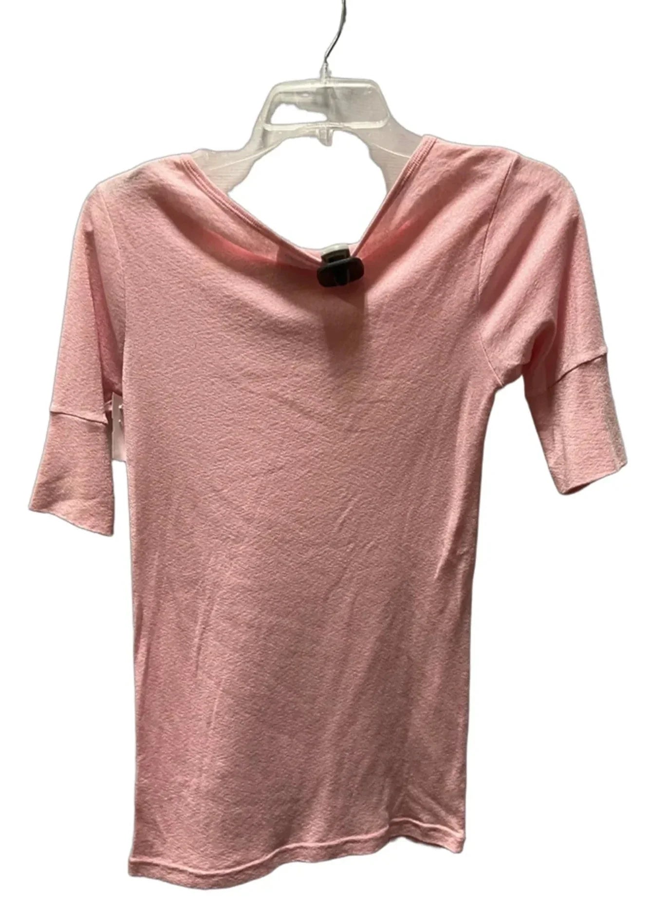 Top Short Sleeve By Michael Stars In Pink, Size: Osfm