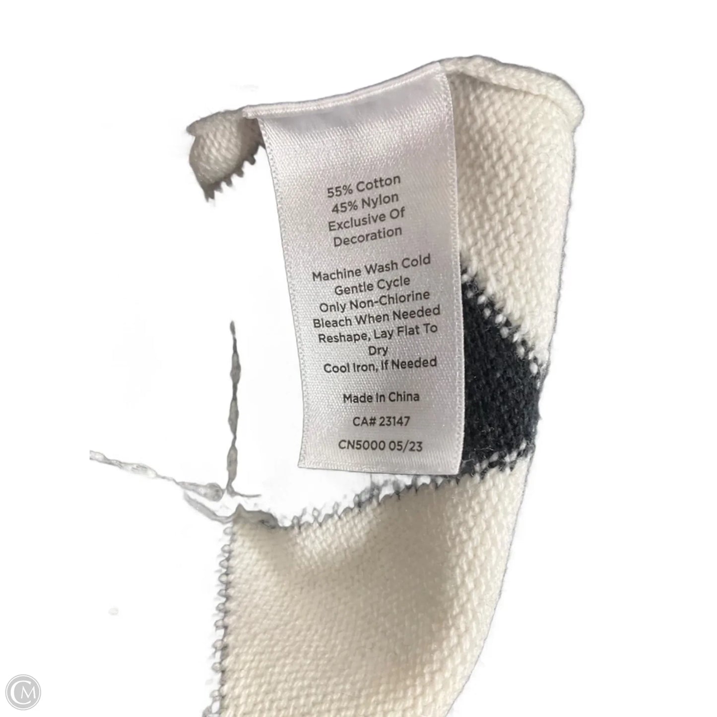 Top Sleeveless By Talbots In Black, Size: L