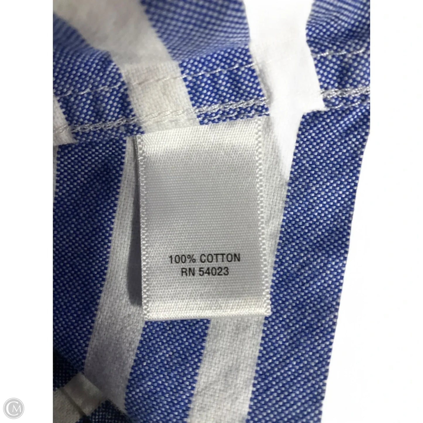 Blouse Long Sleeve By Banana Republic In White, Size: L