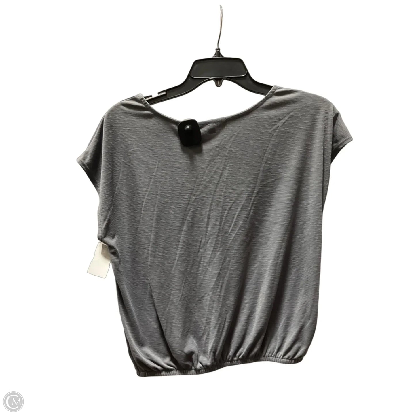 Top Short Sleeve By Green Envelope In Grey, Size: M