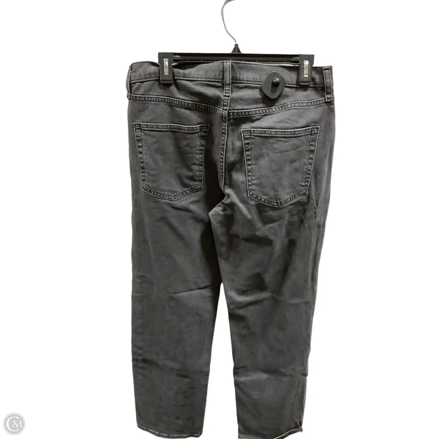 Jeans Wide Leg By Gap In Black, Size: 8