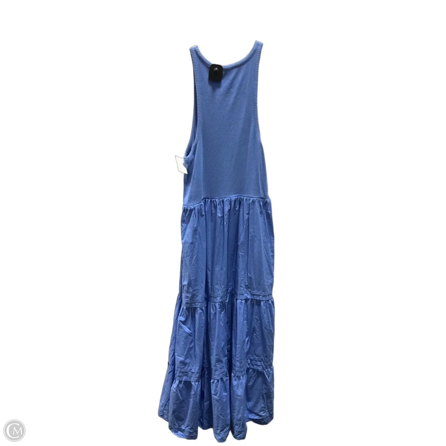 Dress Casual Maxi By J. Crew In Blue, Size: L