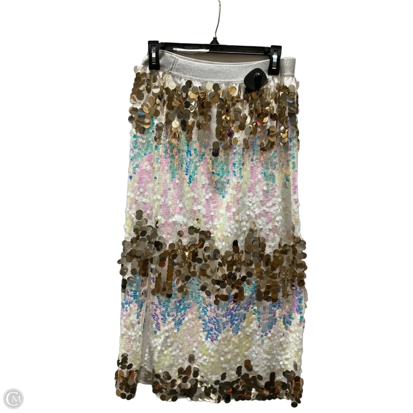 Skirt Maxi By Cmf In White, Size: L
