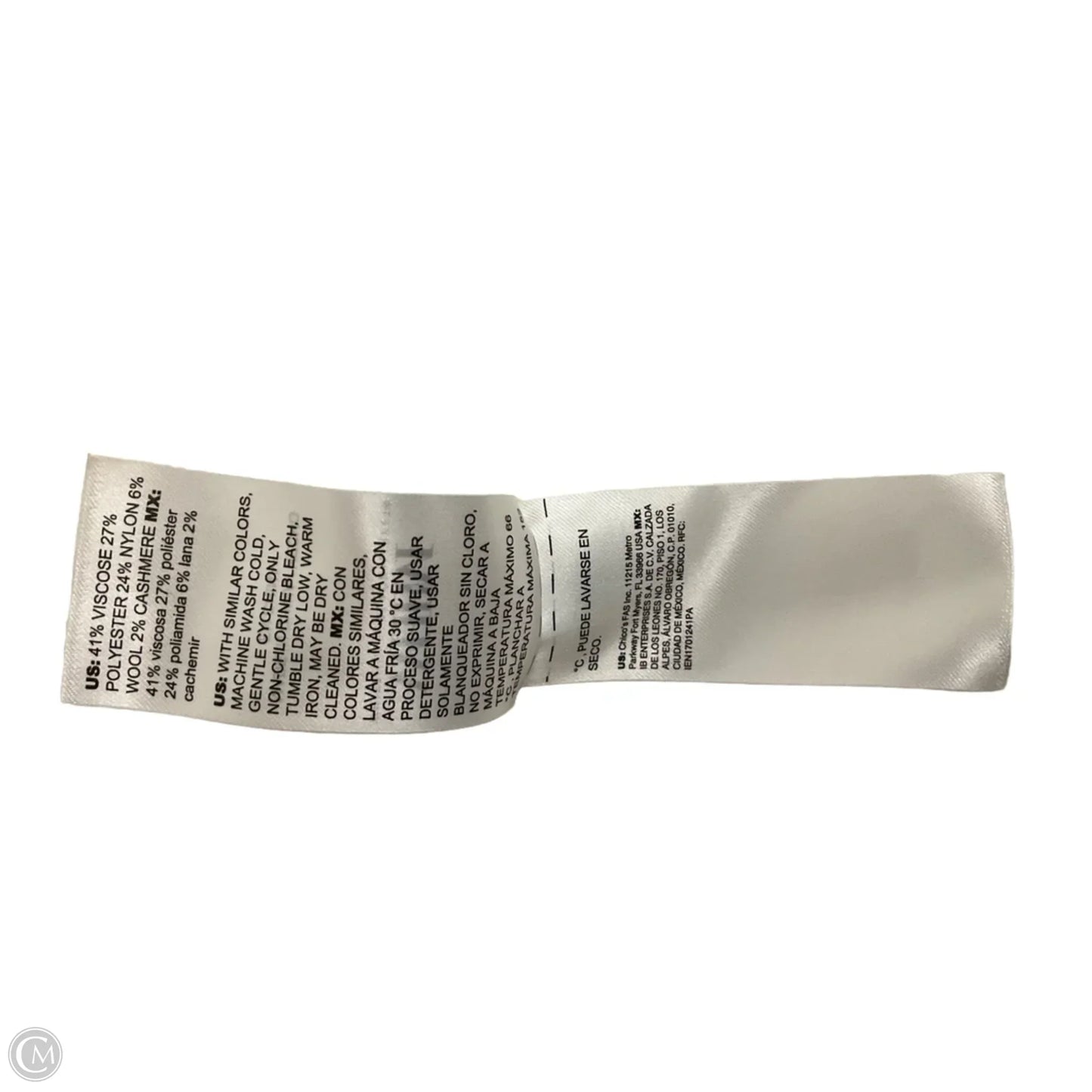 Top Long Sleeve By White House Black Market In Cream, Size: M