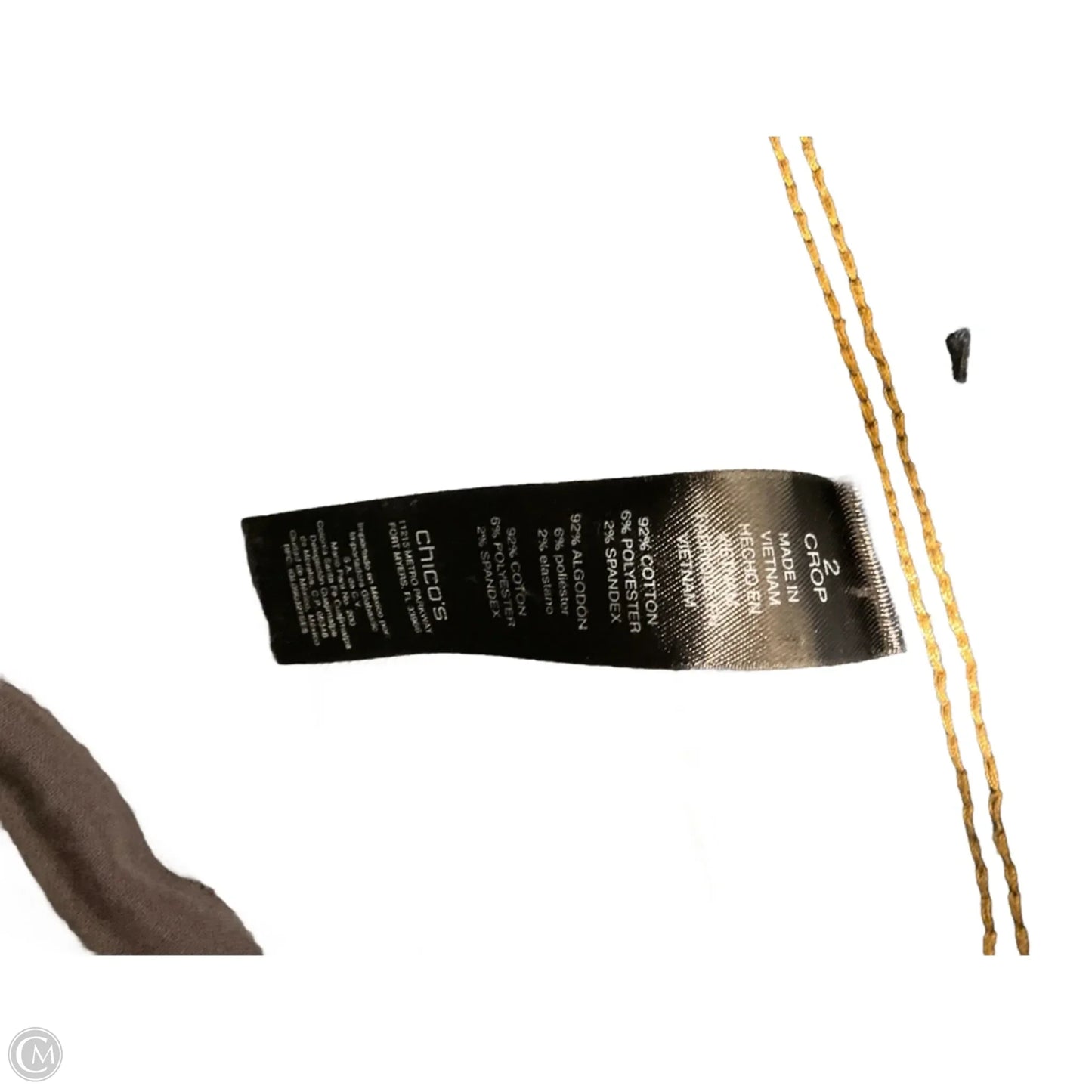 Jeans Cropped By Chicos In Blue, Size: 12