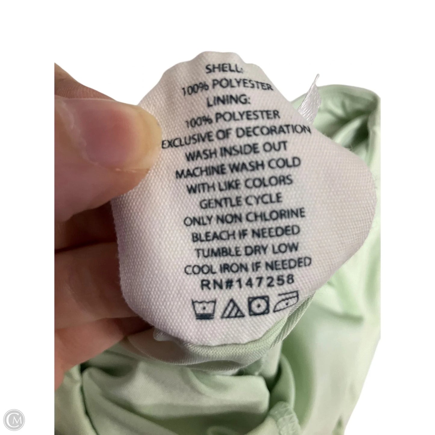 Athletic Skirt Skort By Simply Southern In White Green, Size: Xl