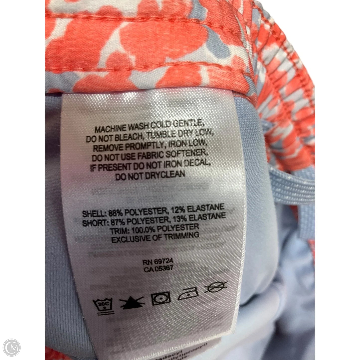 Athletic Skort By Columbia In Orange, Size: S