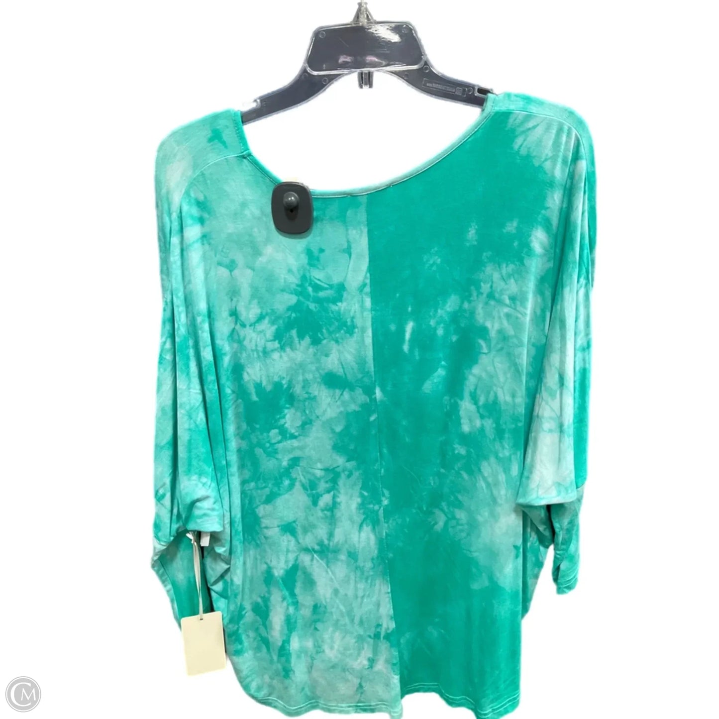 Top Short Sleeve Basic By La Miel In Green, Size: M