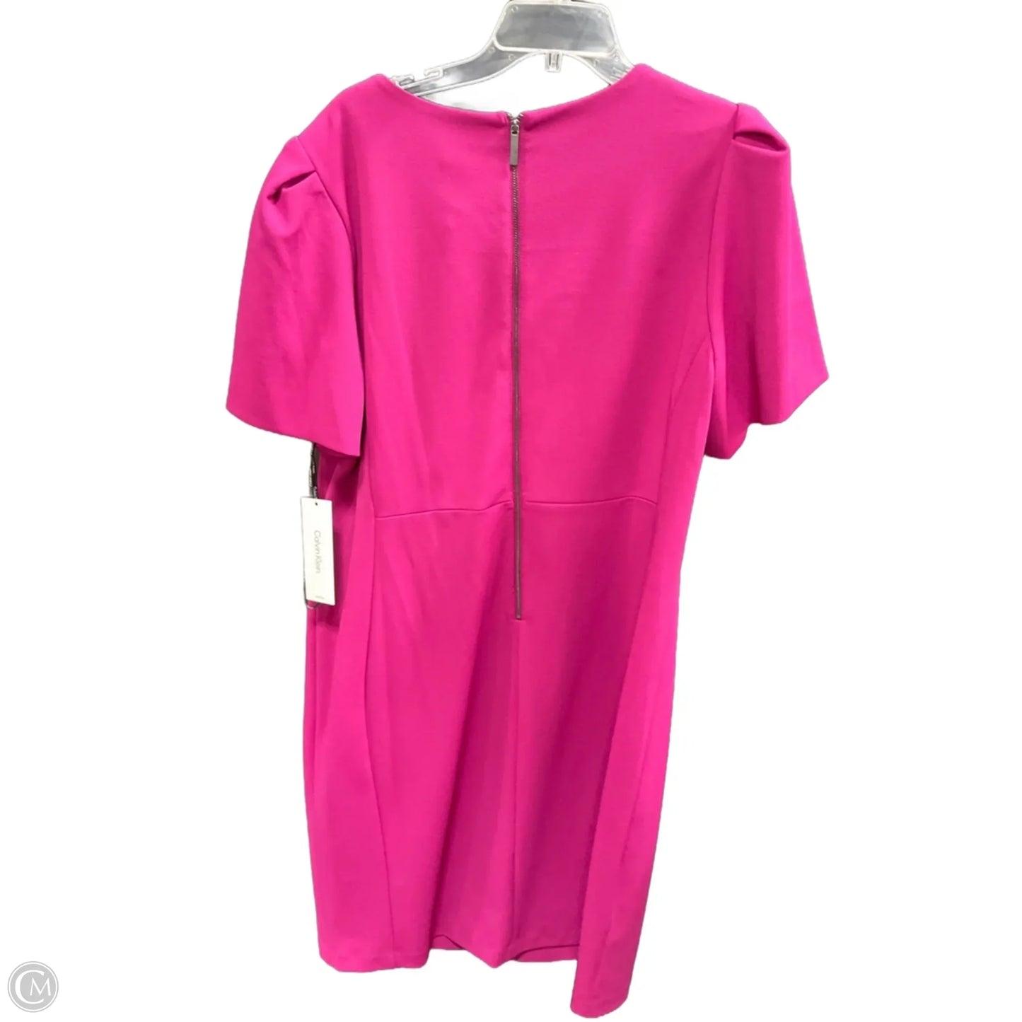 Dress Casual Midi By Calvin Klein In Purple, Size: 1x