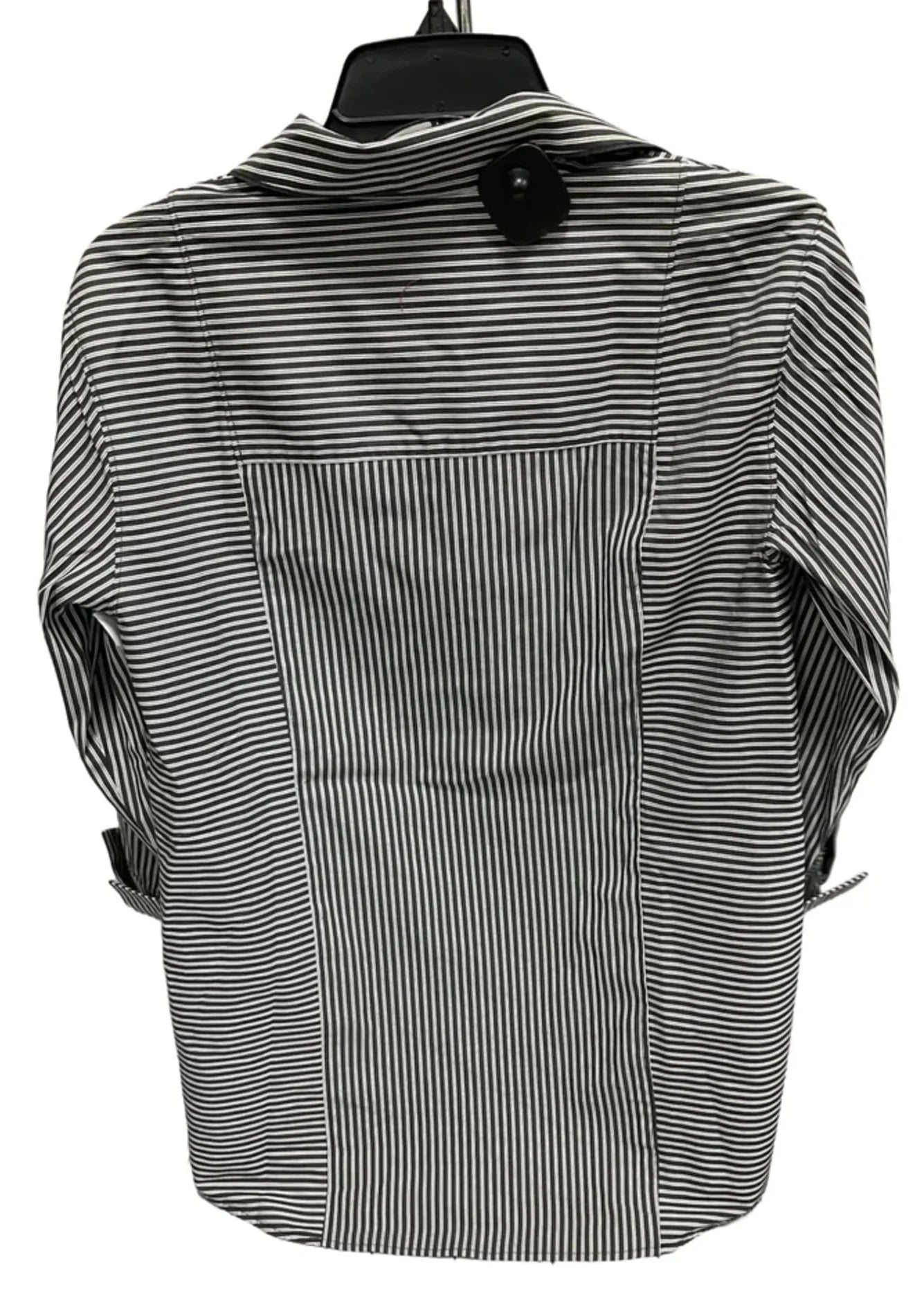 Blouse Designer By Lafayette 148 In Striped Pattern, Size: S
