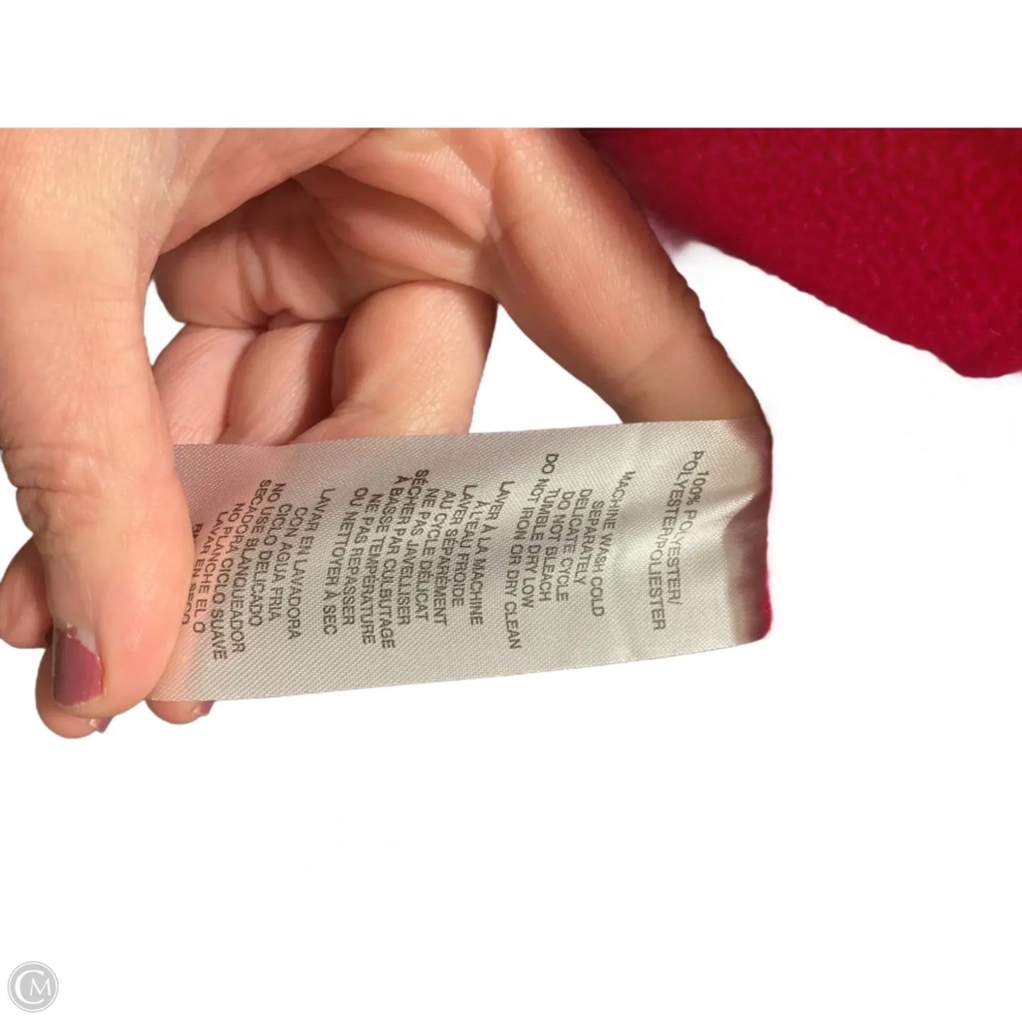 Jacket Fleece By Calvin Klein Performance In Red, Size: 2x