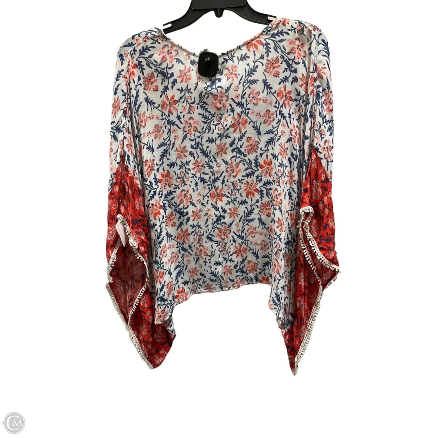 Top Short Sleeve By Democracy In Animal Print, Size: M