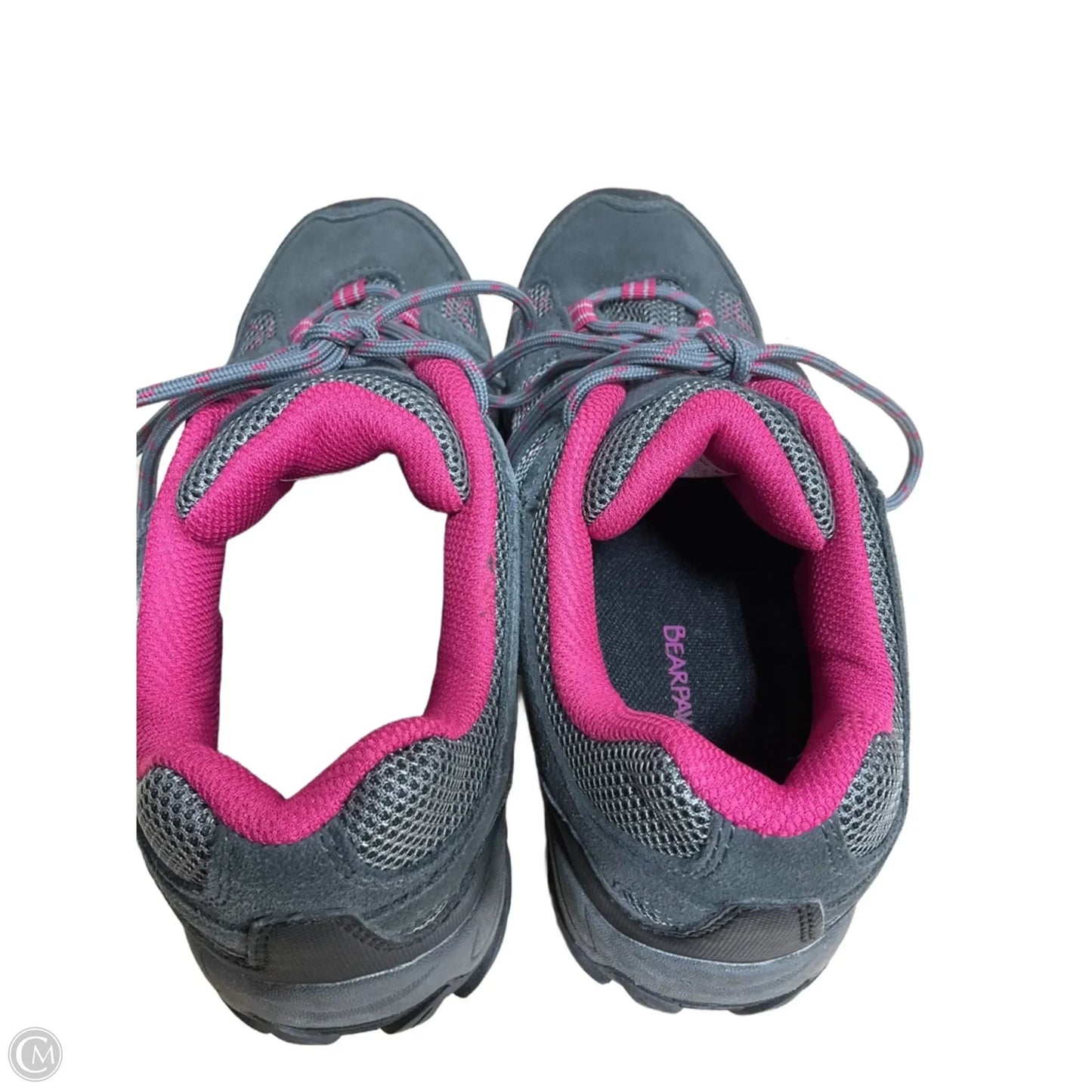 Shoes Athletic By Bearpaw In Grey & Pink, Size: 8