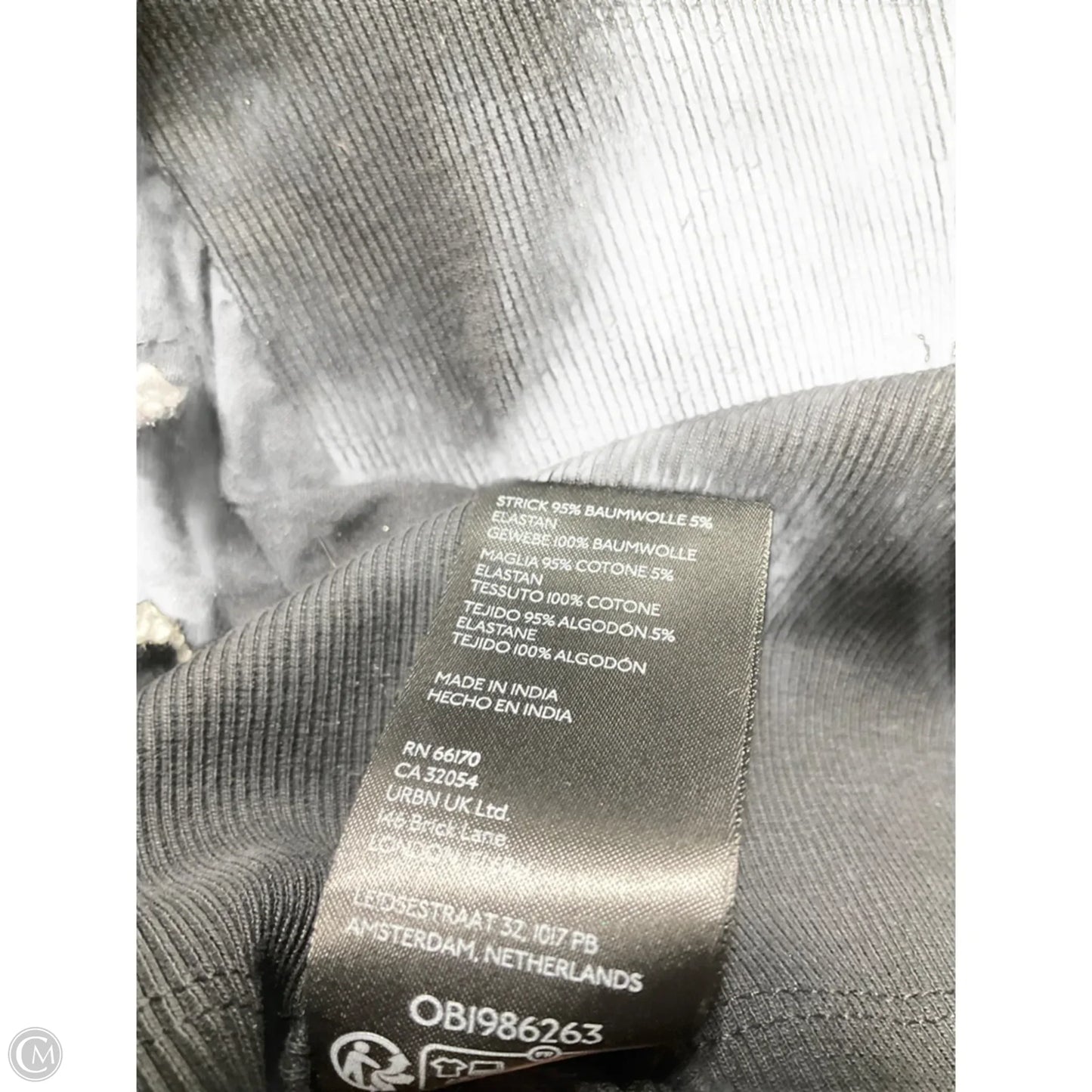 Top Short Sleeve By Anthropologie In Black, Size: Xs