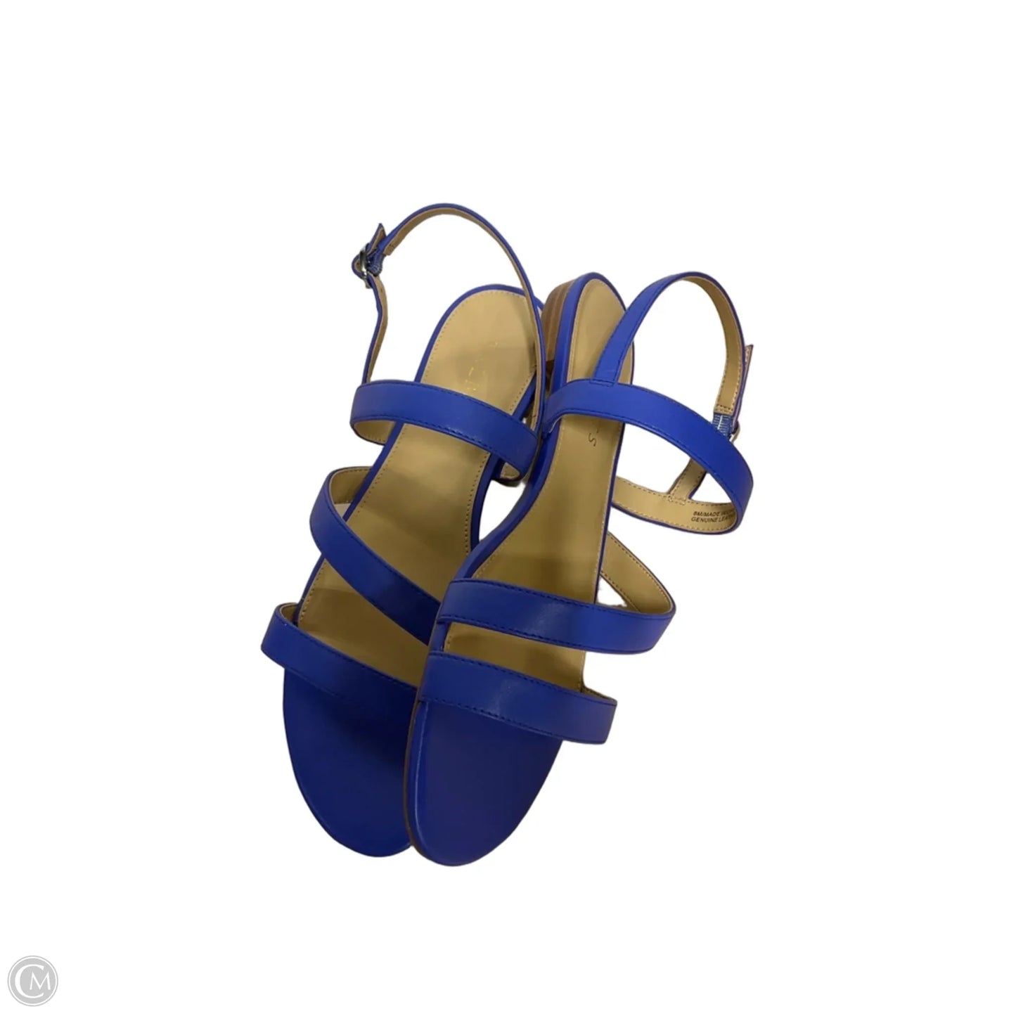 Sandals Flats By Talbots In Blue, Size: 8