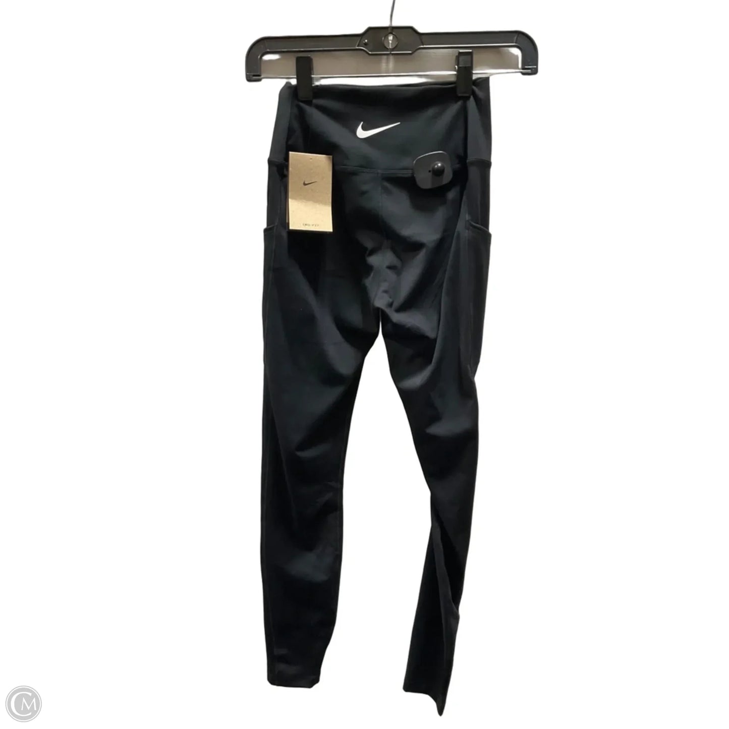 Athletic Leggings By Nike In Black, Size: S
