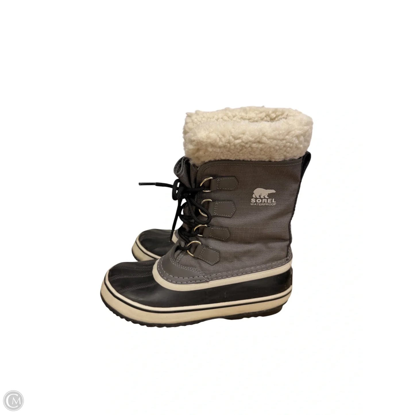 Boots Snow By Sorel In Black & Grey, Size: 8
