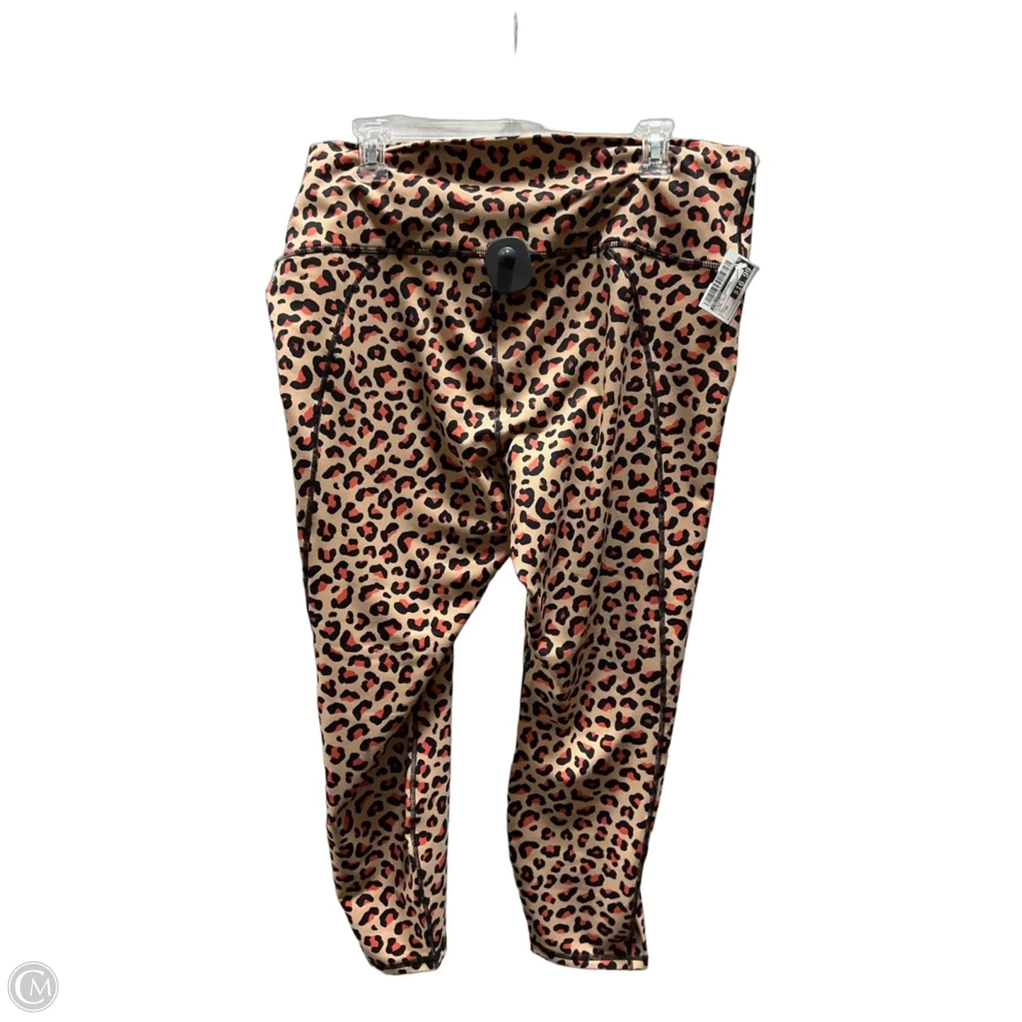 Athletic Leggings By Fabletics In Animal Print, Size: 2x