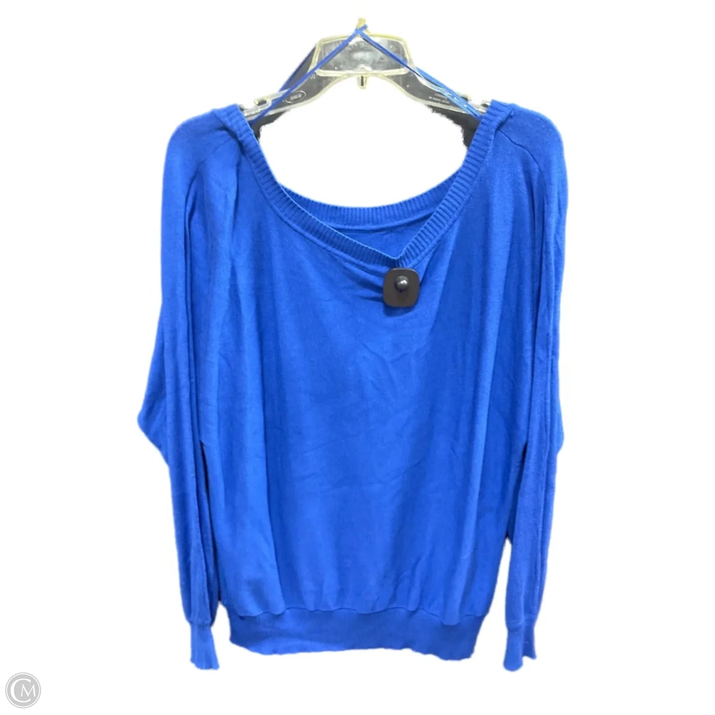 Sweater By Clothes Mentor In Blue, Size: 1x