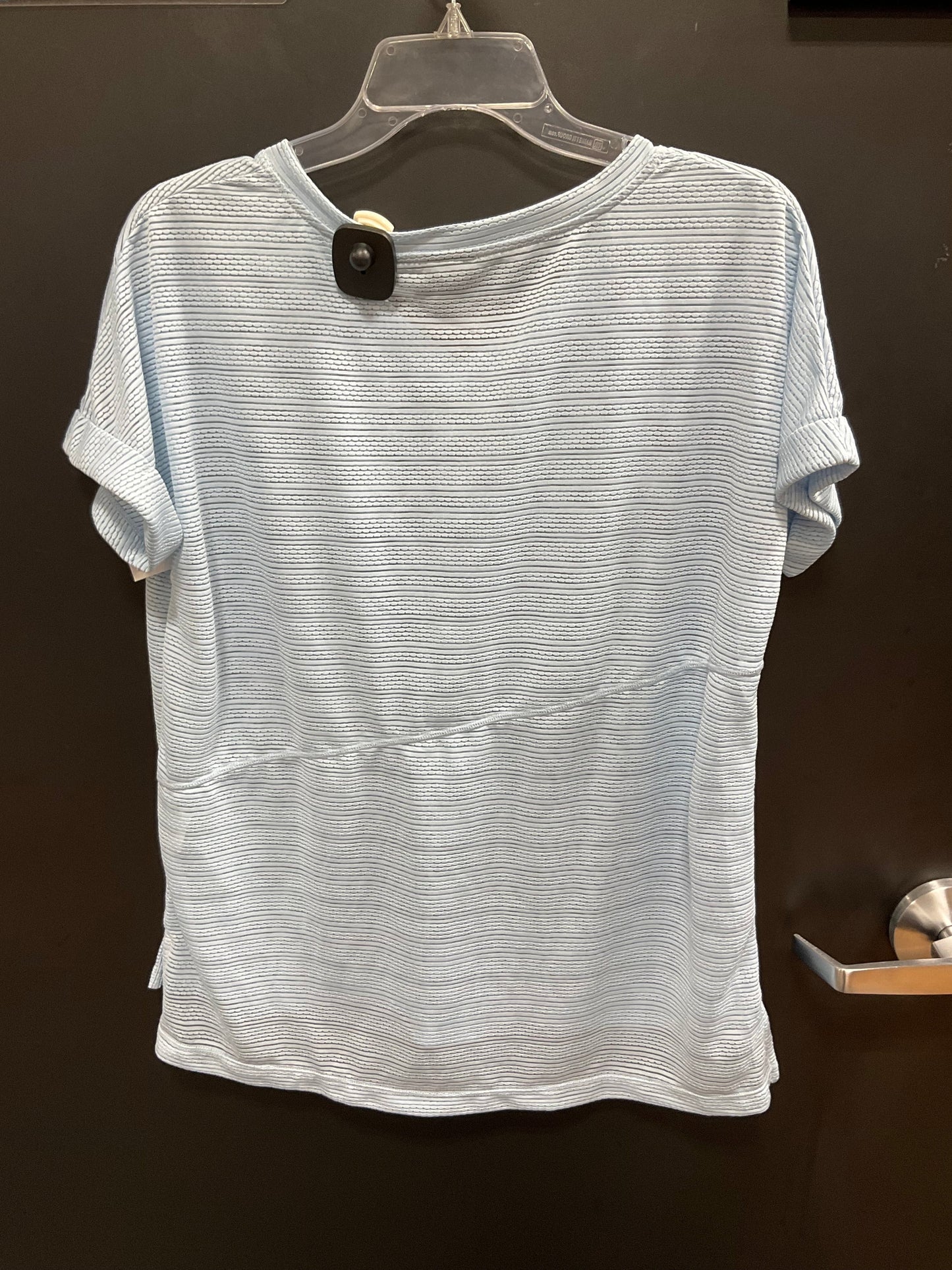 Athletic Top Short Sleeve By Sweaty Betty In Aqua, Size: M