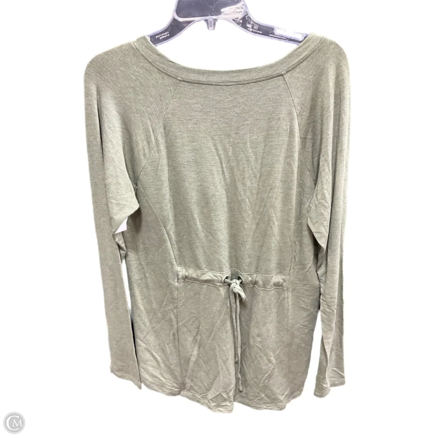 Top Long Sleeve By Cabi In Green, Size: S