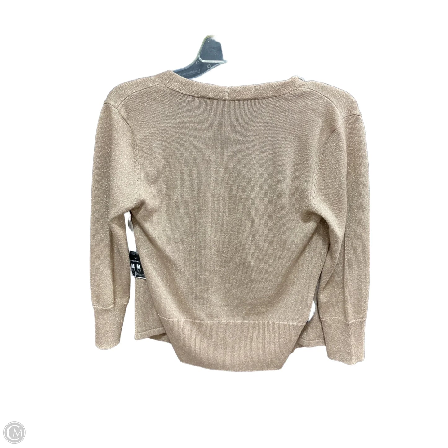 Sweater By Simply Vera In Gold, Size: Xs